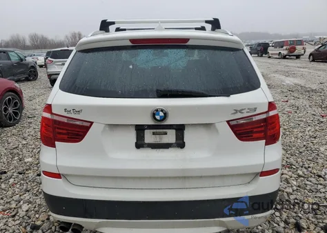 2012 BMW X3 xDrive28I z USA, uszkodzony, nr VIN 5UXWX5C56CL726456